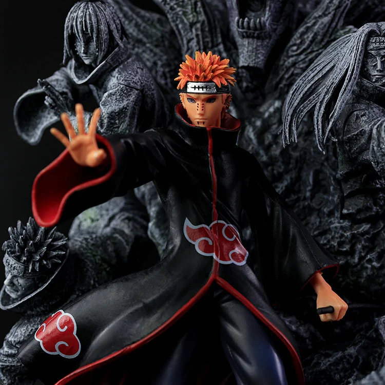 Vue arrière de la Figurine Naruto Élite – Akatsuki Pain