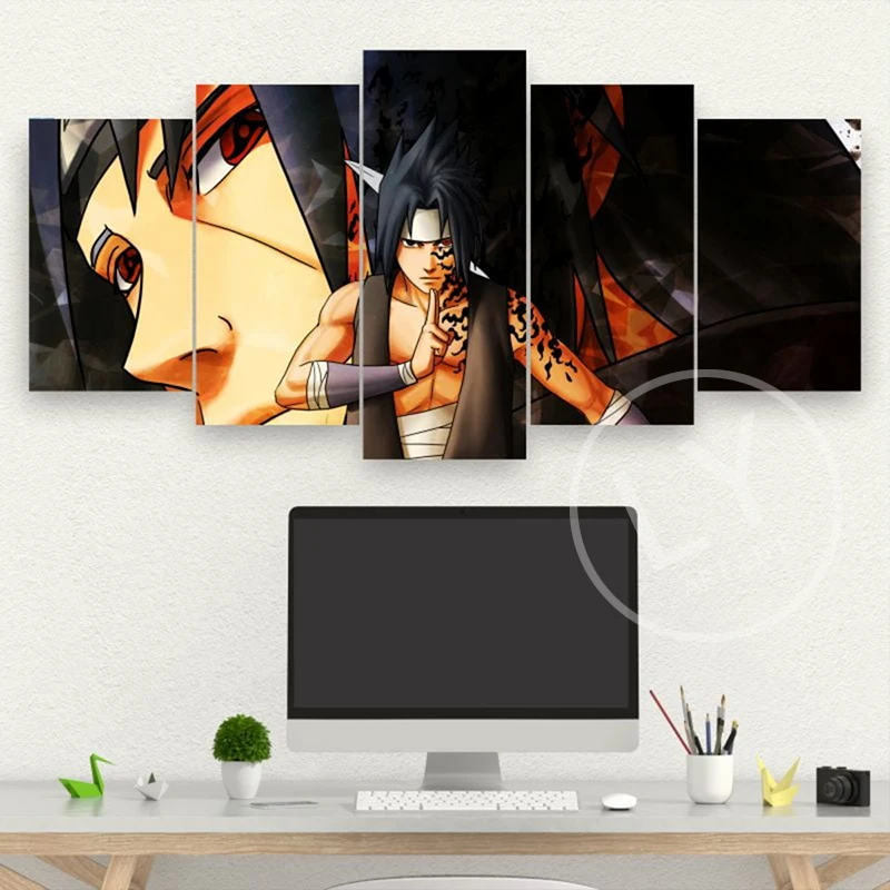 Tableau Sasuke Itachi - Détail de Sasuke en action